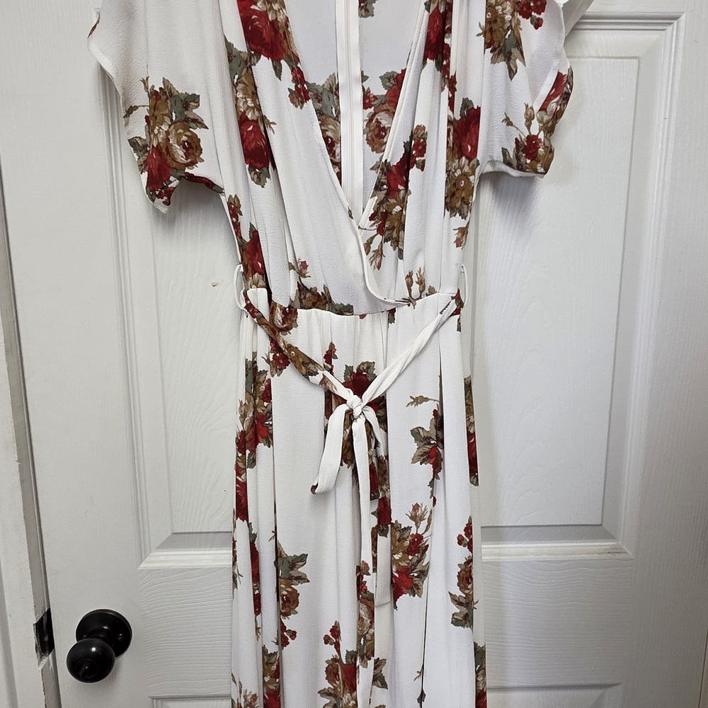 Floral Wrap Dress